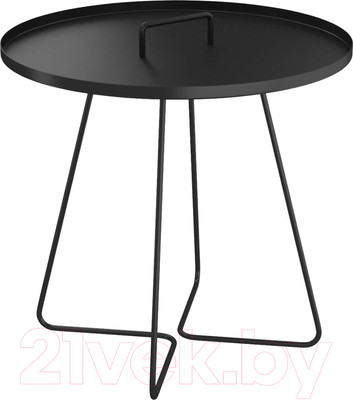Журнальный столик Sheffilton SHT-CT42 (черный муар/металл)