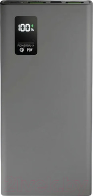 Портативное зарядное устройство Olmio QR-10 QuickCharge 10000mAh 22.5W (серый)