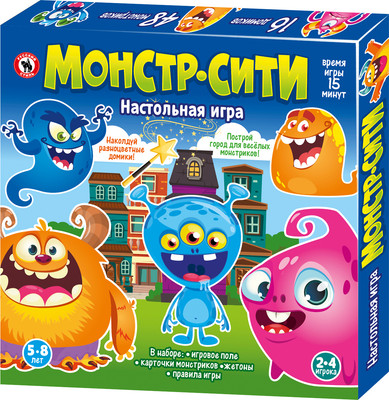 Настольная игра Русский стиль Монстр-Сити 02036 / 10391643