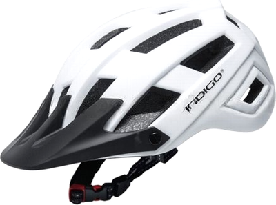 Защитный шлем Indigo Sport IN371 (р.55-61см, белый/черный)