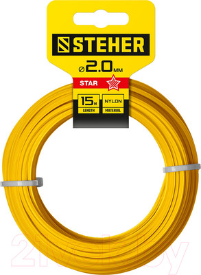 Леска для триммера Steher Звезда 3мм 15м / 75010-2.0