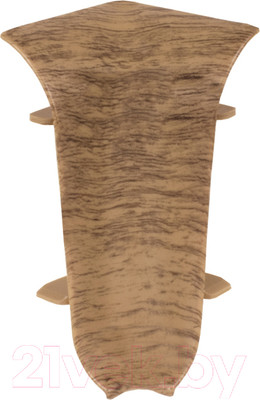Уголок для плинтуса LinePlast ПВХ 58мм L002-В/2 (2шт, орех грецкий, внутренний, флоупак)