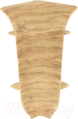 Уголок для плинтуса LinePlast ПВХ 58мм L050-В/2  (2шт, дуб классический, внутренний, флоупак)