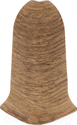 Уголок для плинтуса LinePlast ПВХ 58мм L002/3 (2шт, орех грецкий, внешний, флоупак)