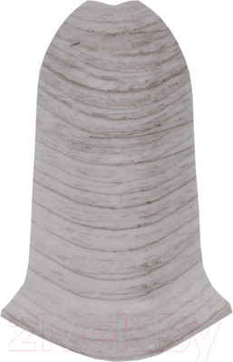 Уголок для плинтуса LinePlast ПВХ 58мм L004/3 (2шт, ясень, внешний, флоупак)