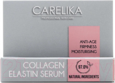 Сыворотка для лица Carelika Collagen Elastin Care Замедляющая процесс старения кожи (7мл)