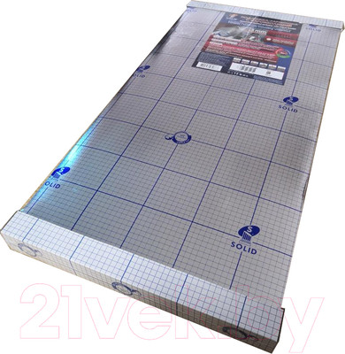 Подложка SOLID Гармошка с пароизоляцией 2мм (15 м.кв)