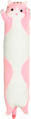 Подушка-игрушка Sima-Land Котик / 10126912 (розовый)