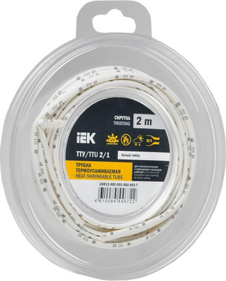 Трубка термоусаживаемая IEK UDR12-002-001-002-K01-T