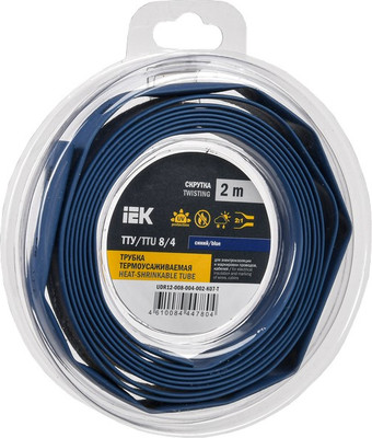 Трубка термоусаживаемая IEK UDR12-008-004-002-K07-T