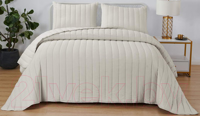 Набор текстиля для спальни Sofi de Marko Микаэль 230х250 / Пок-МК-ср-230х250 (серый)