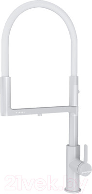 Смеситель Paulmark Tornado To213402-431 (белый матовый)