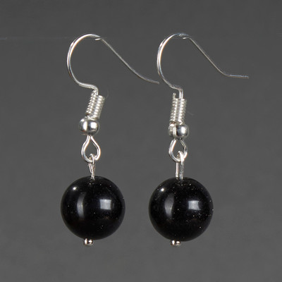 Серьги Wolves Элитный Авантюрин Каирская ночь 40804 №2