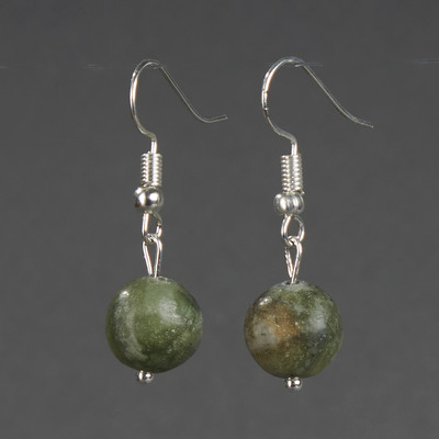 Серьги Wolves Элитный Жадеит 40836 №2