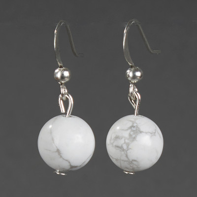 Серьги Wolves Элитный Кахолонг 40839 №1