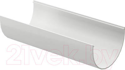 Желоб Docke Dacha 120мм / PVAP-1107 (2м, белый)