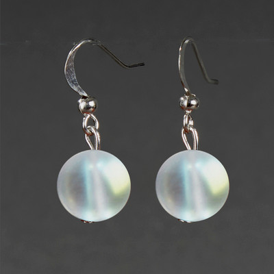 Серьги Wolves Элитный Опал 40867 №1 (снежный)