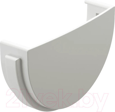 Заглушка желоба Docke Dacha 120мм / PVAG-1107 (белый)