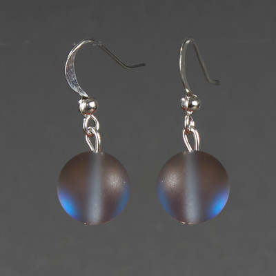 Серьги Wolves Элитный Опал 40871 №1 (серый)