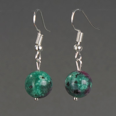 Серьги Wolves Элитный Цоизит 40904 №2