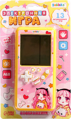 Тетрис Zabiaka Электронная HC-8042 / 10103636 (желтый)