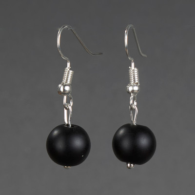 Серьги Wolves Элитный Шунгит 40908 №2