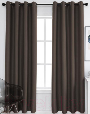 Комплект штор Nivasan Вельвет 2 на люверсах 140x260 / H.VT.L-2