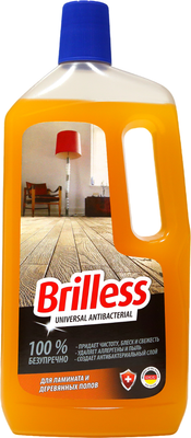 Универсальное чистящее средство Brilless Антибактериальное для ламината и деревянных поверхностей (1л)