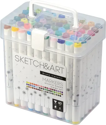 Набор маркеров Sketch & Art 22-0080 (60цв)