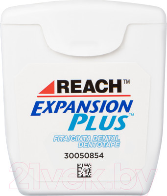 Зубная нить REACH Dentotape Пропитанная воском (50м)