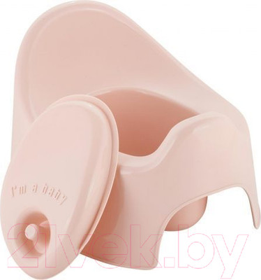 Детский горшок Lalababy Follow Me с крышкой / LA270111032 (розовое перышко)