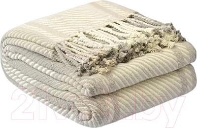 Покрывало Tkano Essential Warm traditions TK23-BS0014 (бежево-серый)