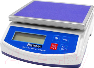 Весы торговые МИДЛ Ф-стандарт 6 МТ 1.5 В1ЖА / 71056072