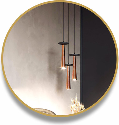 Зеркало Алмаз-Люкс Д-084 (D70см, золото)