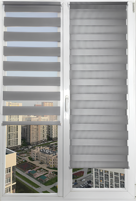 Рулонная штора АС МАРТ Мидлайт 72x150 (cветло-серый)