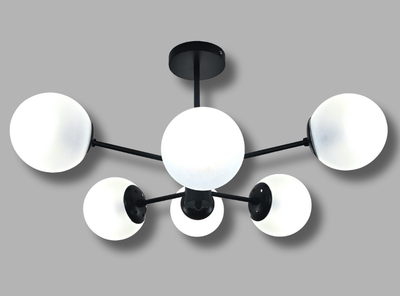 Потолочный светильник Mirastyle BL-1396/6 BK
