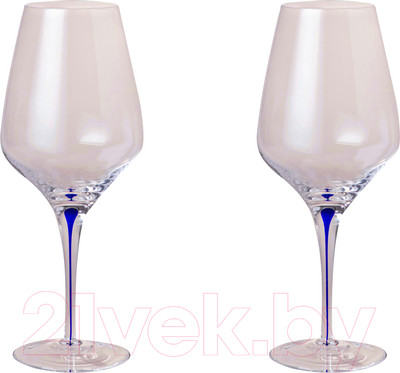Набор бокалов Lefard Accent Sky Blue / 693-054 (2шт)