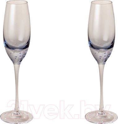 Набор бокалов Lefard Bubles Blue / 693-040 (2шт)