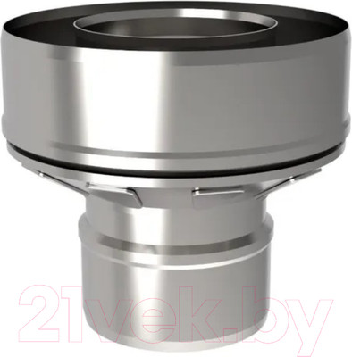 Переходник для труб Гефест Сталь 120x200 AISI 430/430 0.8мм/0.5мм (П-М) (К) тип 2