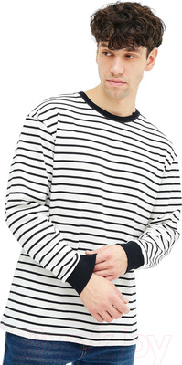 Лонгслив Mark Formelle 121811/1 (р.112-182/188, молочно-черная полоска-2)