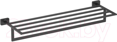 Полка для полотенца Aquatek Либра AQ4315MB (черный матовый)