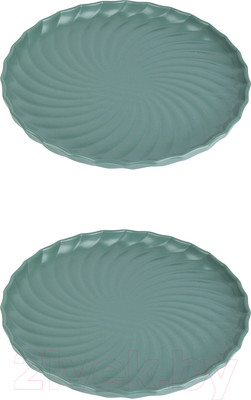 Набор тарелок Nouvelle Fresh Taste. Dark Green / 1730281-Н2 