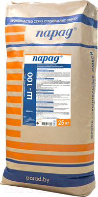 Смесь для ремонта бетона Парад РСС Штукатурная М100 F100 A0.8 K2 St-2 Ш-100 (25кг)