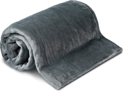 Плед TexRepublic Absolute Однотонный Фланель 150x200 / 95267 (серый)