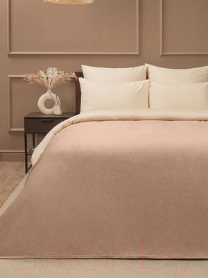 Плед TexRepublic Absolute Однотонный Фланель 150x200 / 95269 (розовый)