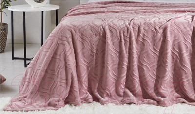 Плед АртПостель Узор 4031 (150x200, пудровый)