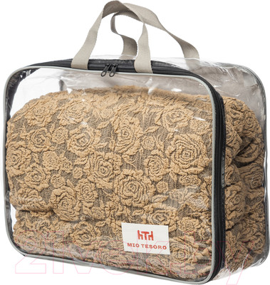 Чехол на угловой диван Mio Tesoro С оттоманкой ПО-3 жаккард Люкс 10096/1906 (правый)