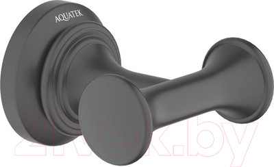 Крючок для ванной Aquatek Классик AQ4502MB (черный матовый)