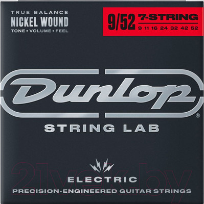 Струны для электрогитары Dunlop Manufacturing DEN09527 9-52