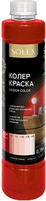 Колеровочная краска Solex Красная (750мл)